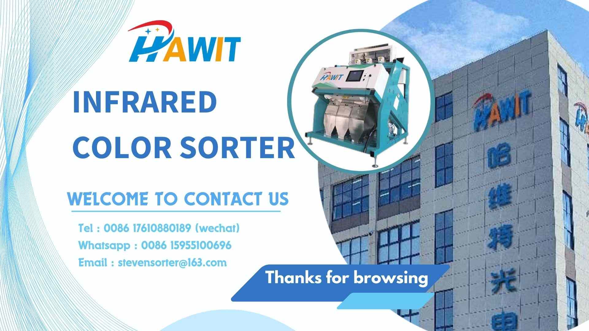 Explore the Hawit infrared colour sorter